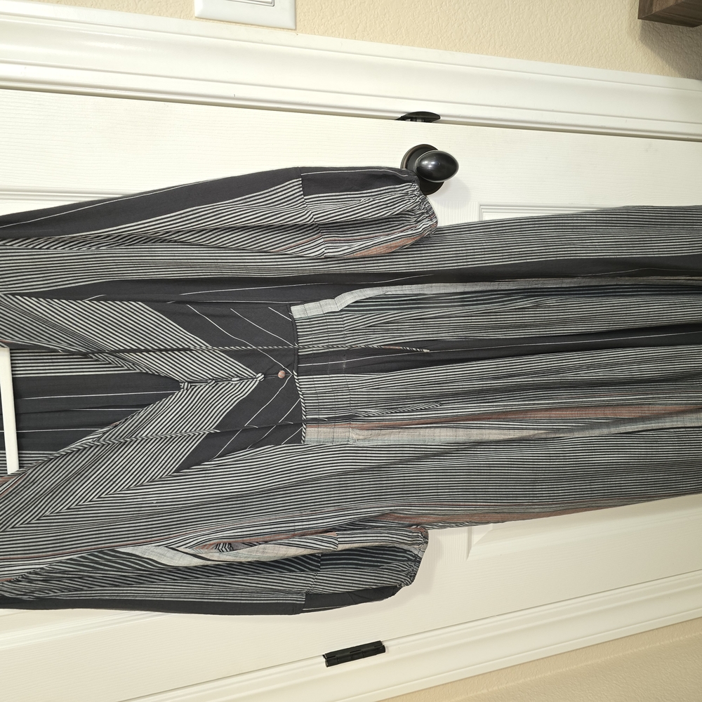 Universal Thread Charcoal Striped Dress